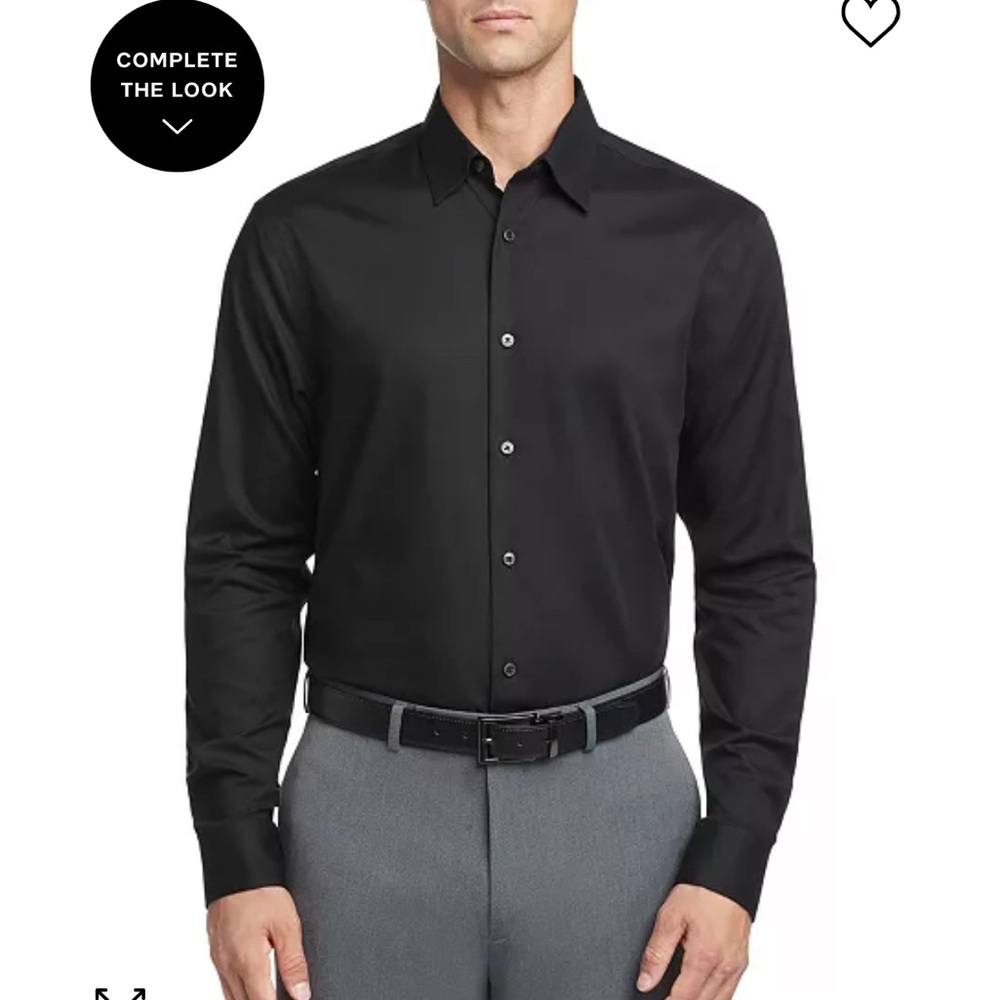 Calvin Klein black dress shirt